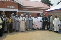 Pausing-for-a-photo-with-the-Bishop-after-mass-infront-of-the-convent