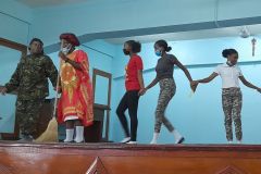 Belize-City-PHS-students-acting
