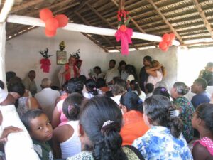 Fr. Jose in the interior